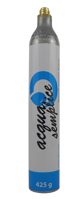 Aluminum cylinder for home soda maker 425 gr
